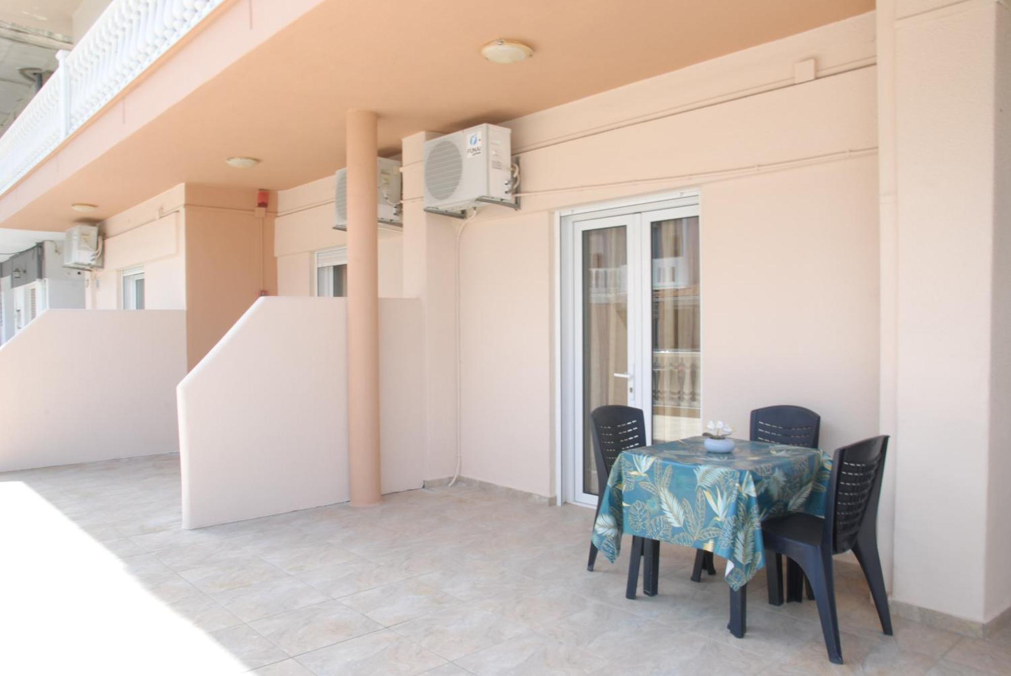 Light Blue Paralia Apartments Exterior photo